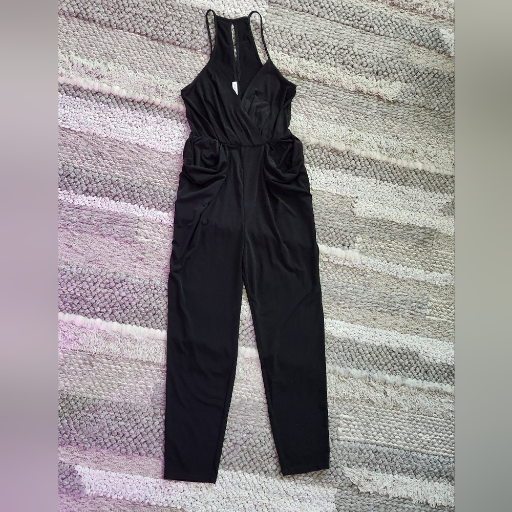 Black Jumpsuit with Pockets